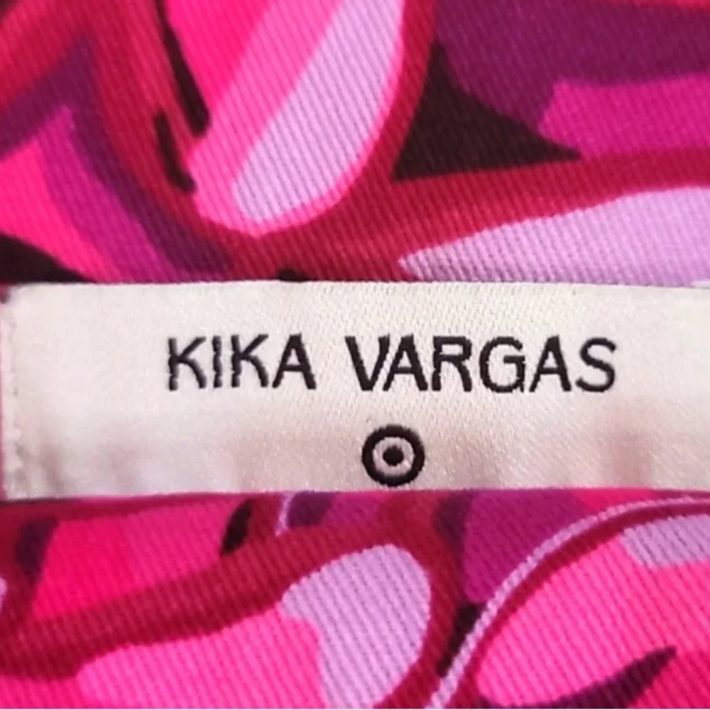❤️❤️ Kika Vargas Mum Floral Scallop Edge Faux Wrap Mini Skirt❤️❤️